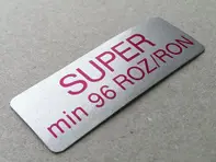 Super Fuel Decal. Porsche 911 (930) 1975 – 1989 - 93070120304 - CB.930.701.203.04