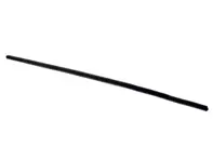 Harige tochtstrip bij de opening van het deurglas. Porsche 356A T2 / 356B / 356C - 64453193541, 14539135446, PCG53193500