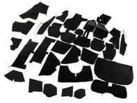 Juego completo de alfombras interiores para Porsche 911 83-84 Cabriolet RHD