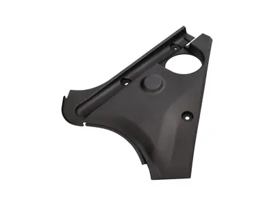 Pezzo di rifinitura angolare - Nero - per vano motore. Porsche Panamera 970 2010-16 - 970504533001E0, 970504534001E0