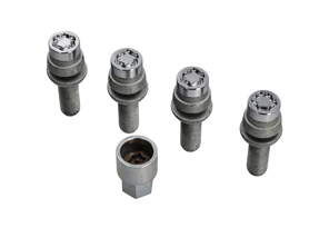 Kit bulloni bloccaggio ruota per Porsche 991 / 997 / 996 / Boxster / Cayman / Macan - 28044