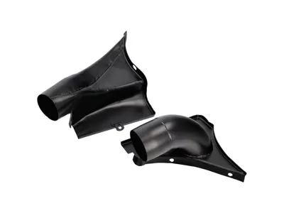 Déflecteurs de sortie d'air du carter de ventilateur moteur, jeu de 2. Porsche 911 / 914-6 / 930 / 964 - 90110632102, 90110603101, 90110602150, 93016032102, 91110632100, 91110632700, 93010602150, 93010632101, 93010632102