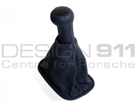 Cuero de la palanca de cambios NEGRO. Porsche 944 1986>> - 944424075001AJ, 94442407500