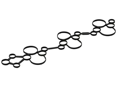Cylinder head cover gasket. Porsche 9YA Cayenne / 971 Panamera - 9A710364910, 9A710365010, 938.240, 938.250 - 938.240, 938.250