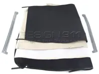 Targa Top Restauratie Kit met Top Seals. Porsche 912/911 65-69 - 90156500001, 90156527540/1, 90156527640/1, 90156527540, 90156527640