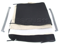 Targa-Verdeck-Restaurierungskit mit Verdeckdichtungen. Porsche 912/ 911 65-69 - 90156500001, 90156527540/1, 90156527640/1, 90156527540, 90156527640