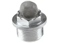 Stopfbuchsenverschraubung und Sieb für Bremsflüssigkeitsbehälter. Porsche 356 - 477611361, 35642412 - 1661200200