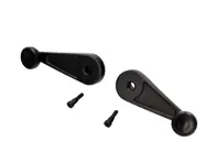 Manovelle per alzacristalli manuali in alluminio. Porsche 911 1964-1989 - 91154247103, 91154247101, AKCRANKPAIRB, AKCRANKPAIR