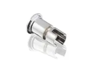 Cuscinetto girevole cromato per finestra anteriore 1/4. Porsche 356/911 - 64454255801, 64454255800