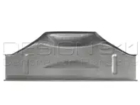 Pared inferior delantera del compartimiento de la batería. Porsche 356A T2 - 35649041, PP182T2, P182T2