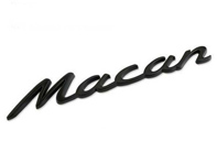 MACAN - Stemma posteriore nero opaco per Porsche 95B.1 Macan - 95B853675