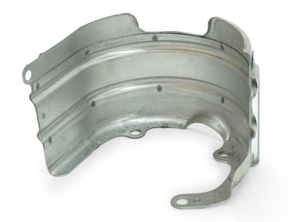 Hitzeschild für Turbolader. Porsche 996 Turbo - 99612321575, 99612321674