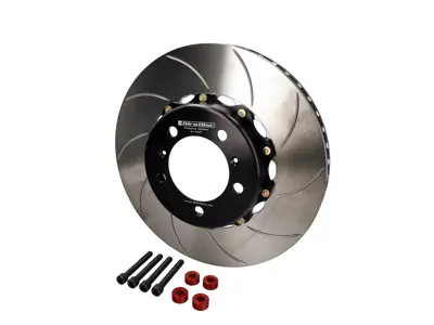 Disco de freno / Rotor Ranurado 2 piezas DELANTERO 996 TT / 997 / 987 Cayman S / 991 C2S C4S / 718 / 991.2 / 992 C2S C4S - A1032