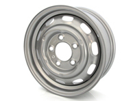 15' 7inch ET23.3 Steel Wheel with Silver / Grey Finish - SWPO9117015
