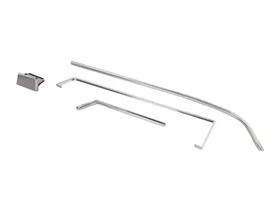 Lichtmetalen bekledingsset voor portiervakken. Porsche 911 1969-73 - 901555016038K, 901555015037K, 1689803170, 1689803180, 901555015, 901555016 - URO-009905, URO-009906