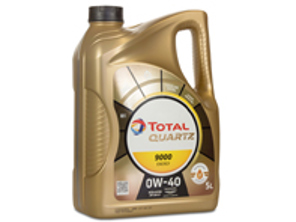 Total Quartz 9000 Energy Oil 0W/40 Fully Synthetic - 5 Litre Bottle - 0W/40, 0W-40, 195282, 195283
