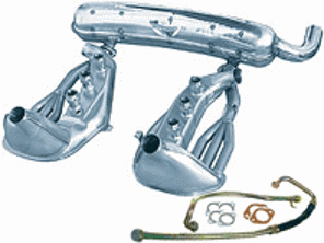 Pacchetto scarichi e scambiatori di calore Porsche 911 3.2L 1984-89 - 90111115704, 90111119300, 91111319001, 91110772910, 91110773910, 91121113502, 91121152201, 93011104300, 93011104303, 93021102901