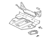 Vano ruota di scorta (completo). Porsche 964 - 96484105500GRV