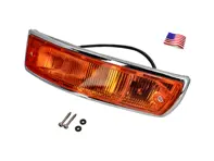 Indicator unit with lens & seal (SWB). Porsche 911/912 1965-68 USA - 90163140202, 90163140102, 15848, 15848/D, 15848/S
