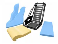 Rallye Seat Frame and Foam Kit, for 3-Point Belts. Porsche 911 / 964 / 914 1965-94