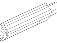 Heckspoiler elektrische Widder 3' eRam Kit™. Porsche 997TT - 99751294300