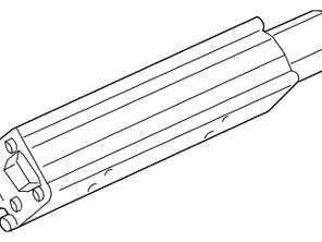 Achterspoiler elektrische rammen 3' eRam Kit™. Porsche 997TT - 99751294300