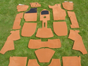 Ensemble de tapis de sol intérieur. Porsche 911 1974-75