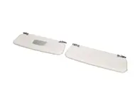 Sun visor set of 2 Porsche 356 B C 1960-1965  64473130105 - 644-731-301-05, 64473130105, NLA-731-301-05, 64473130101, 64473130141, 64473130100