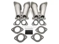 Set collettori per consentire la sostituzione dei carburatori Zenith originali con 2 carburatori Weber 40IDF. - MW4051
