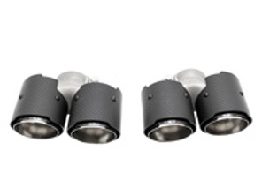 Auspuff Deluxe Quad-Style Endrohr Kohlefaser. Porsche 997.1 Carrera S - 99711135101, 99711135102, 99711135103, 99711135104, 99711198102, 99711198103, 99711135201, 99711135202, 99711135203, 99711135204, 99711198202, 99711198203