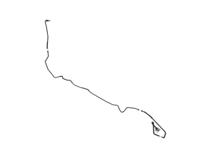 Vordere Bremsleitung. Porsche 9J1.1 Taycan MKI 2020>>2024 - 9J1614721E, 9J1614721B, 9J1614721C