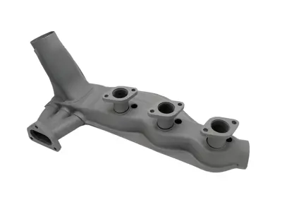 Scambiatori di calore di scarico, acciaio dolce verniciato. Porsche 911 2.7L / 911 3.0L 1974-83 / 911SC - 91.101, 91.101G, 91.101S, 1623102100, 93021102501, 1623103300, 1623103500 - 1623103300
