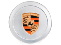 Wheel cap for Fuchs alloy wheels, 71 mm, Silver. Porsche 911 70-89 - PCG90103820