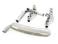 Système d'échappement et d'échangeur de chaleur à sortie unique Porsche 911 1984-89 - 91133091104S, 91122092100S, 91122092201S, 93011116905