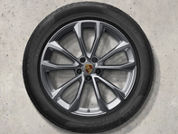 Llantas de aleación Macan Design de 19' y neumáticos de invierno Porsche original - 95B044650B