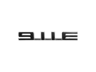 Handschuhfach-Emblem 911E, Silber. Porsche 911 69-70 - 90155930620
