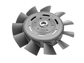 Alternator fan / impeller, Carbon Fibre. Porsche 911 1978-89 / 930 Turbo 1975-77 - 93010601201, 93010601200