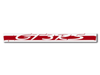 Decorative foil, side, in Indian Red for Porsche 996 GT3 RS - 99655933390, 99655933392, 99655933490, 99655933492