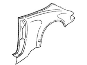 Pannello posteriore 1/4 Targa Porsche 964 - 96450306241GRV, 96450306141GRV, 96450306240, 96450306241, 96450306140, 96450306141