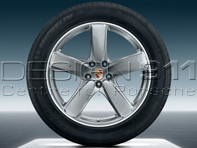 19' Macan Sport Classic Alloy Wheels & Winter Tyres Original Porsche - 95B04460028, 95B04460008