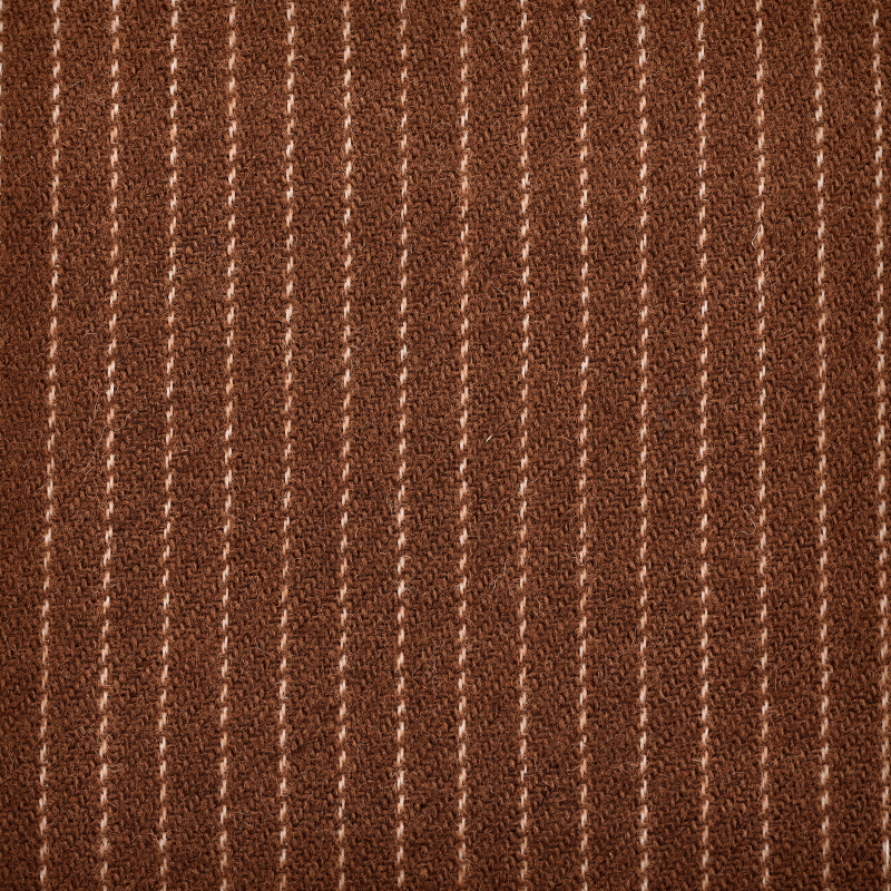 Flanell Streifen - Strisce marroni / bianche