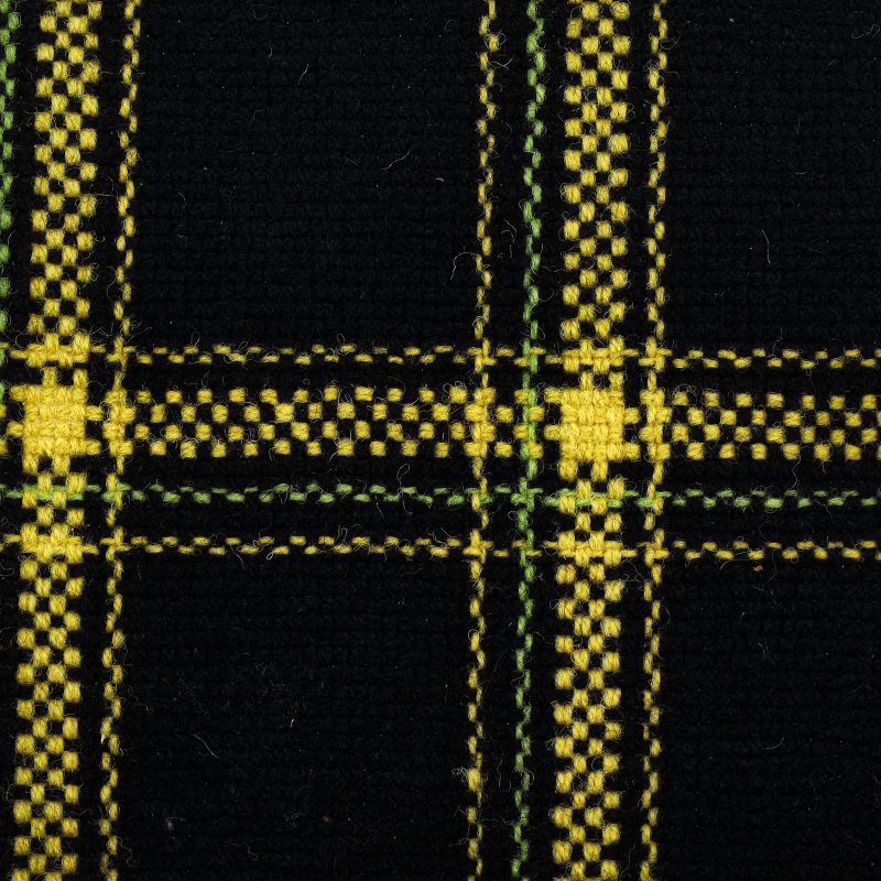 Tartan - Nero/Giallo