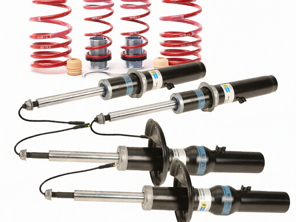 Bilstein B4 Damptronic 前后减震器及 VTF 可调式降低弹簧，适用于保时捷 981 Boxster / 981 Cayman / 991 / 718 Cayman / 718 Boxster - 98134304504, 98134304509, 98134304511, 98134304513, 98134304507, 982413029B, 982413031B, 982413031D, 982413031F - 23-276710