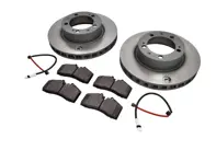 Pack plaquettes et disques de frein avant Porsche 928 Sebro - 92835104306, 92835104401, 92835193101, 92861231501