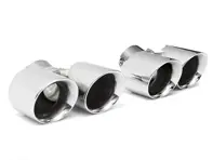 Échappement Deluxe Quad Tail Pipes CHROME POLI. Porsche 991.2 Carrera - 9P1251187, 9P1251187H, 9P1251188, 9P1251188H, 9P1251187A, 9P1251187J, 9P1251187E, 9P1251187F, 9P1251187C, 9P1251187D, 9P1251187L, 9P1251188A, 9P1251188J, 9P1251188E, 9P1251188F, 9P1251188C, 9P1251188D, 9P1251188L