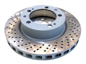 Brake disc rotor, Front. Porsche 993 C2 / C4 (OE Part No 99335104301 / 99335104401) - 99335104301, 99335104401
