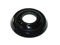 Rosette für Fensterheber und Türgriff, Schwarz. Porsche 356 Vor-A - 35653711