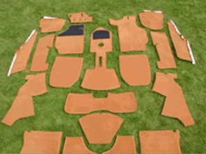 Ensemble de tapis de sol intérieur. Porsche 911 1976-83