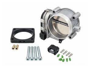 74mm elektronische gasklephuisset. Porsche 911 met Carrera 3.2ltr inlaatspruitstuk 1974-1989 - AMS9050159 + AMS9050228, AMS9050159 + AMS9050229