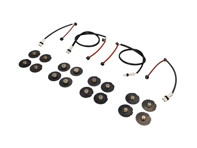 Remkabelsensoren en shims-pakket Porsche 928 S4 1988 voor en achter - 92861231302, 92861231304, 92861231502, 92861231504, 92835109619, 92835209611, 92835209610, 92835109617